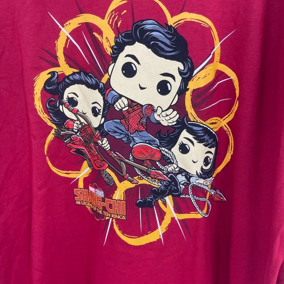 Pop Marvel Shang Chi Tee 3XL Red Basic - Picture 4 of 10